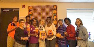 Conyers Garden Club helps Rockdale Cares with Fall Dance